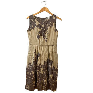 Banana Republic Brown Floral Dress